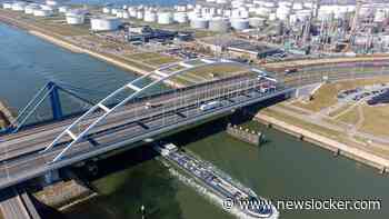 Rijkswaterstaat: rijstroken Suurhoffbrug in A15 richting Maasvlakte gesloten om scheuren in liggers