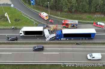 API-TH: Verkehrsunfall mit 6 beteiligten Fahrzeugen und 2 verletzten Personen