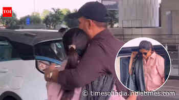 Samantha, Raj share heartfelt goodbye hug at airport - Watch