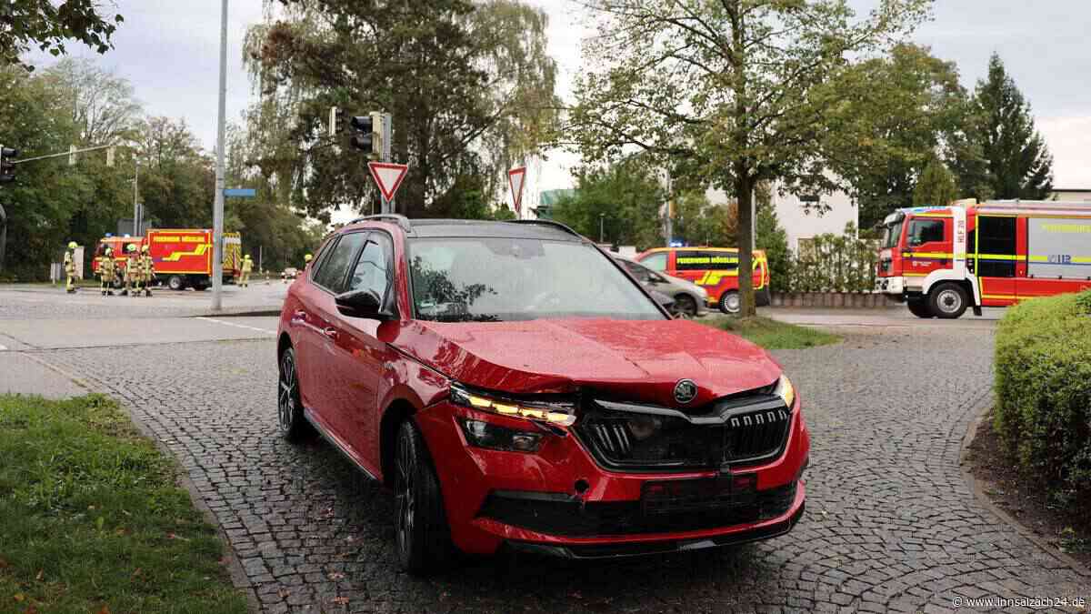 Ampelanlage in Mühldorf außer Betrieb: Zwei Unfälle an Kreuzung