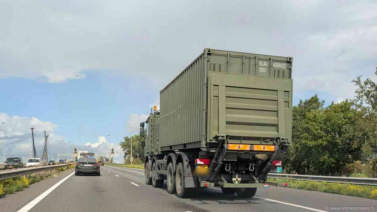 Zeg Rijkswaterstaat, mag een militaire vrachtwagen de Merwedebrug A27 over?