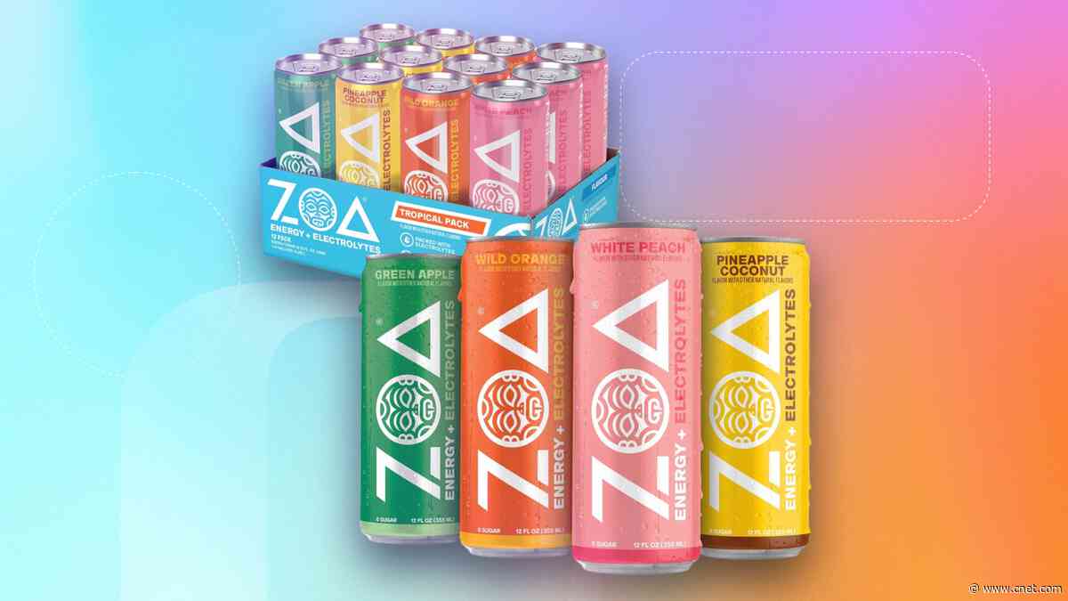 Save 25% Off a 12-Pack of ZOA Zero Sugar Energy Drinks