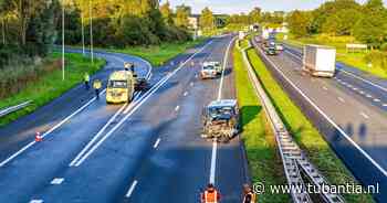 A1 bij Hengelo afgesloten na zwaar ongeval, gewonde met spoed naar ziekenhuis