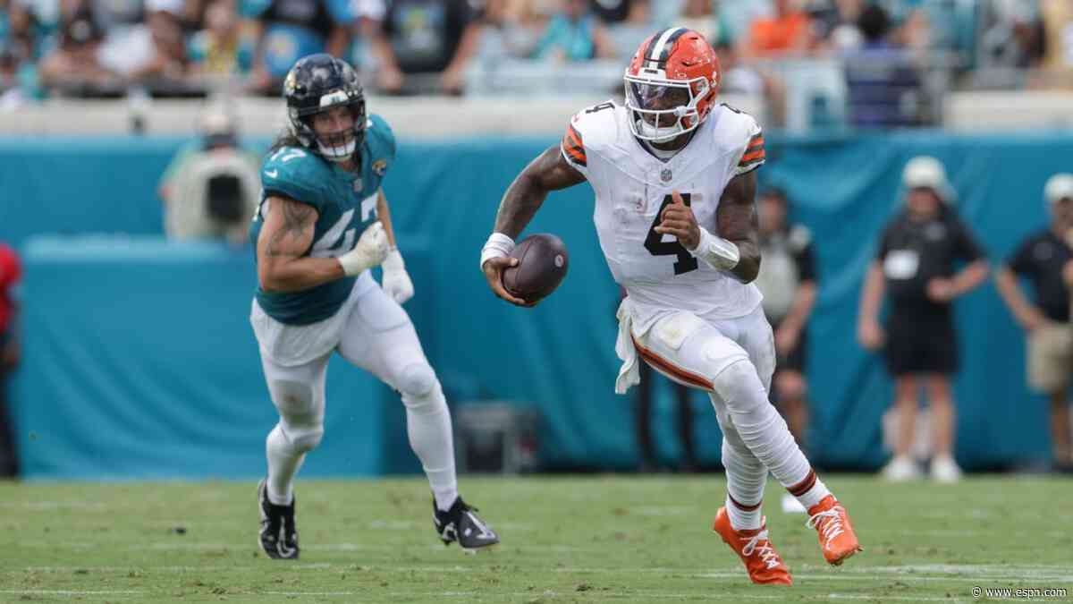 Browns QB Watson: Focus on wins, not on job security