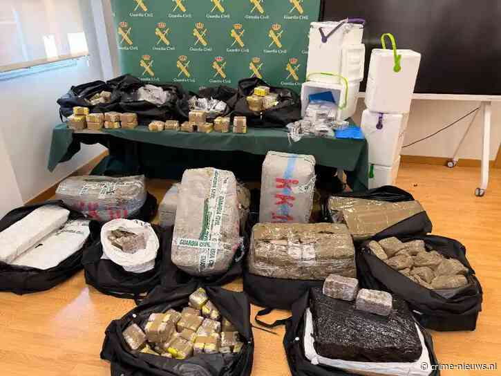 Honderden kilo’s hasj verstopt onder vrachtwagen ontdekt door drugshond in Spanje