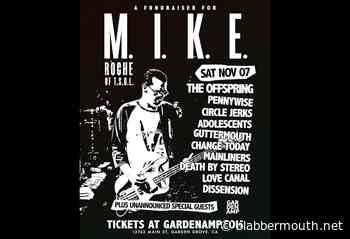 THE OFFSPRING, PENNYWISE, CIRCLE JERKS And ADOLESCENTS To PERFORM AT Benefit For T.S.O.L.'s MIKE ROCHE