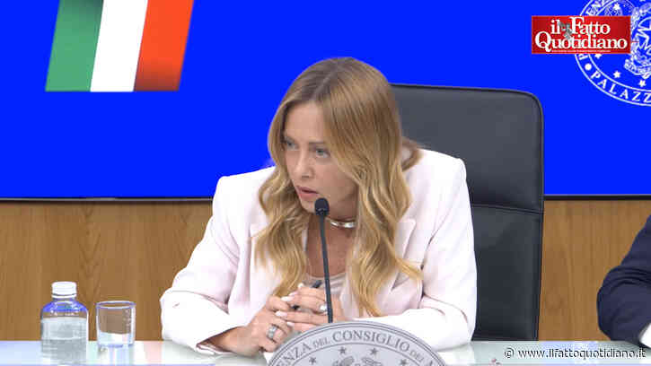 Legge elettorale, Meloni: “Chiederemo la fiducia alla Camera, è un fatto di chiarezza”