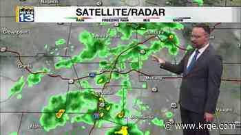 Cooler temperatures and showers continue across New Mexico