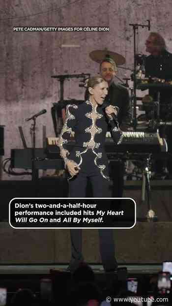 Céline Dion has officially taken over France, and the internet!