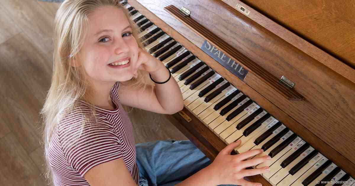 Bubbelen, touwtjespringen en vooral niet te veel kletsen: Chaamse Zoë (12) bereidt zich voor op finale Junior Songfestival