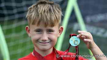 Brave 10-year-old battles grief and serious injury to raise thousands at Junior Great North Run