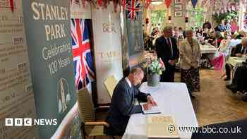 Duke of Edinburgh marks centenary of park with visit
