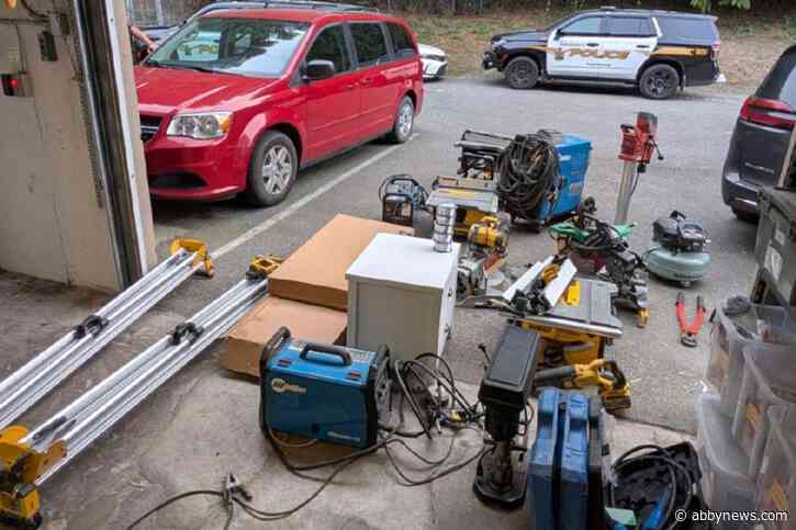 Abbotsford police looking for owners of $20,000 in stolen tools