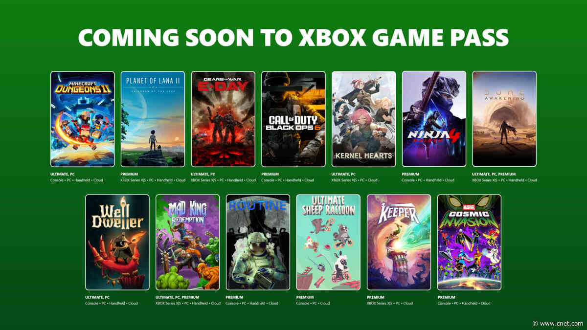 Gears of War: E-Day and Minecraft Dungeons 2 Headline Xbox Game Pass September 2026 Additions