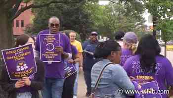 Catholic Health nursing home workers hold pickets