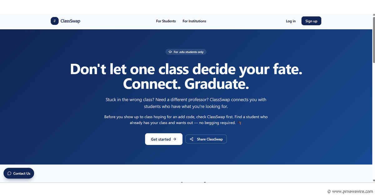 /C O R R E C T I O N -- ClassSwap LLC/