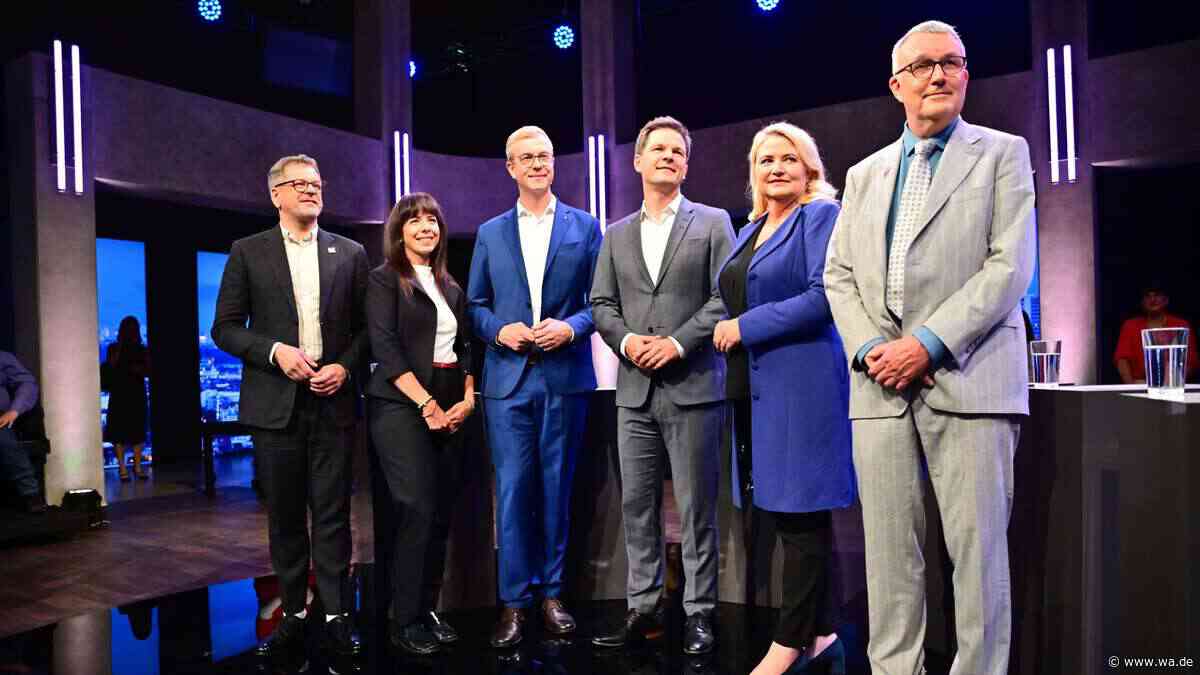 TV-Debatte vor Berlin-Wahl: Schlagabtausch über Wuchermiete und Enteignung