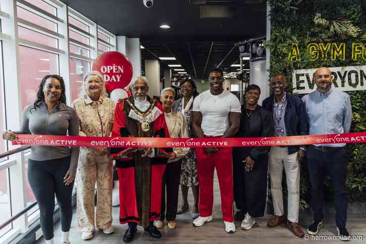 BBC Gladiators star Nitro meets families at Harrow Leisure Centre open day