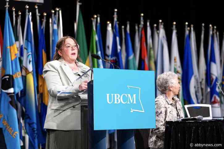 UBCM president delivers sharp rebuke to provincial government in annual address