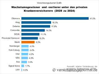 Dies waren 2025 die Gewinner und Verlierer unter den privaten Krankenversicherern