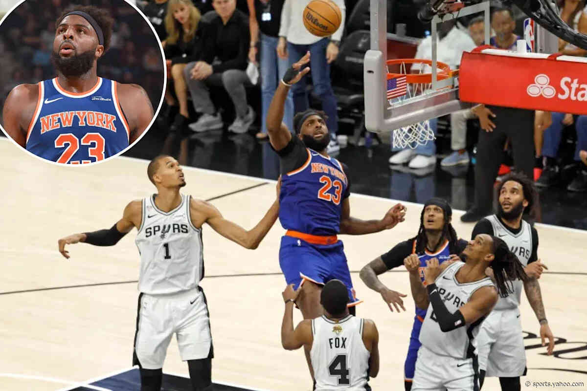 Why Mitchell Robinson missed his Celtics introduction: ‘Can’t catch a break’
