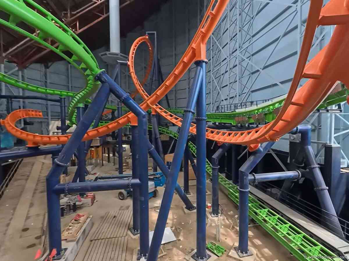 West Edmonton Mall putting final touches on new rollercoaster replacing Mindbender