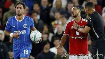 Man United vs Brighton: Seagulls LEAD after fighting back from two down as Old Trafford is stunned