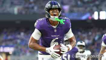 Ravens place rookie Lane on IR, face potential WR shortage in Week 2