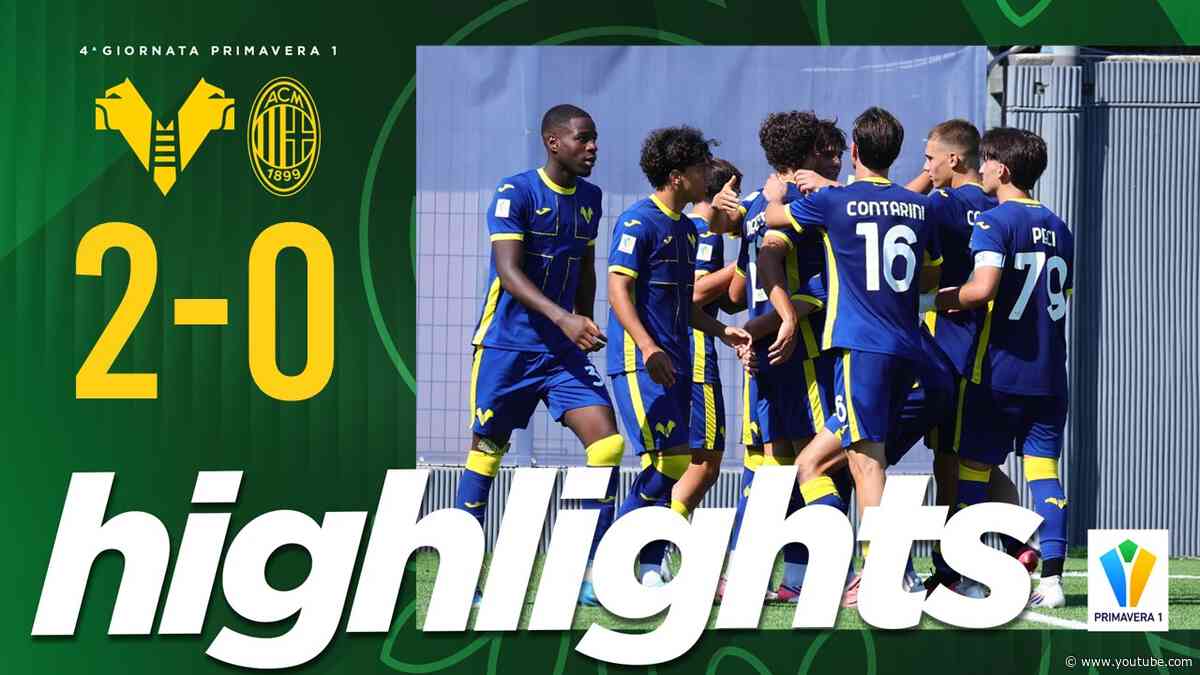 Highlights Primavera 1 2026/27 | Hellas Verona-Milan 2-0