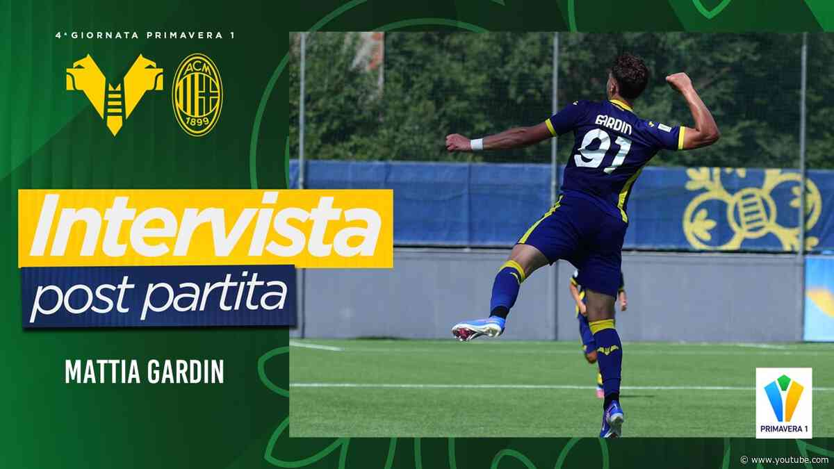 Gardin: "Abbiamo dato tutto e siamo stati uniti, come ci aveva chiesto il mister"