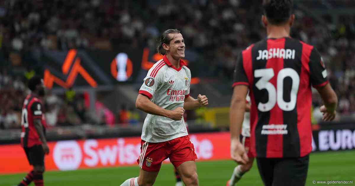 Benfica wint kraker op bezoek bij AC Milan, Mark Flekken belangrijk bij zege Bayer Leverkusen