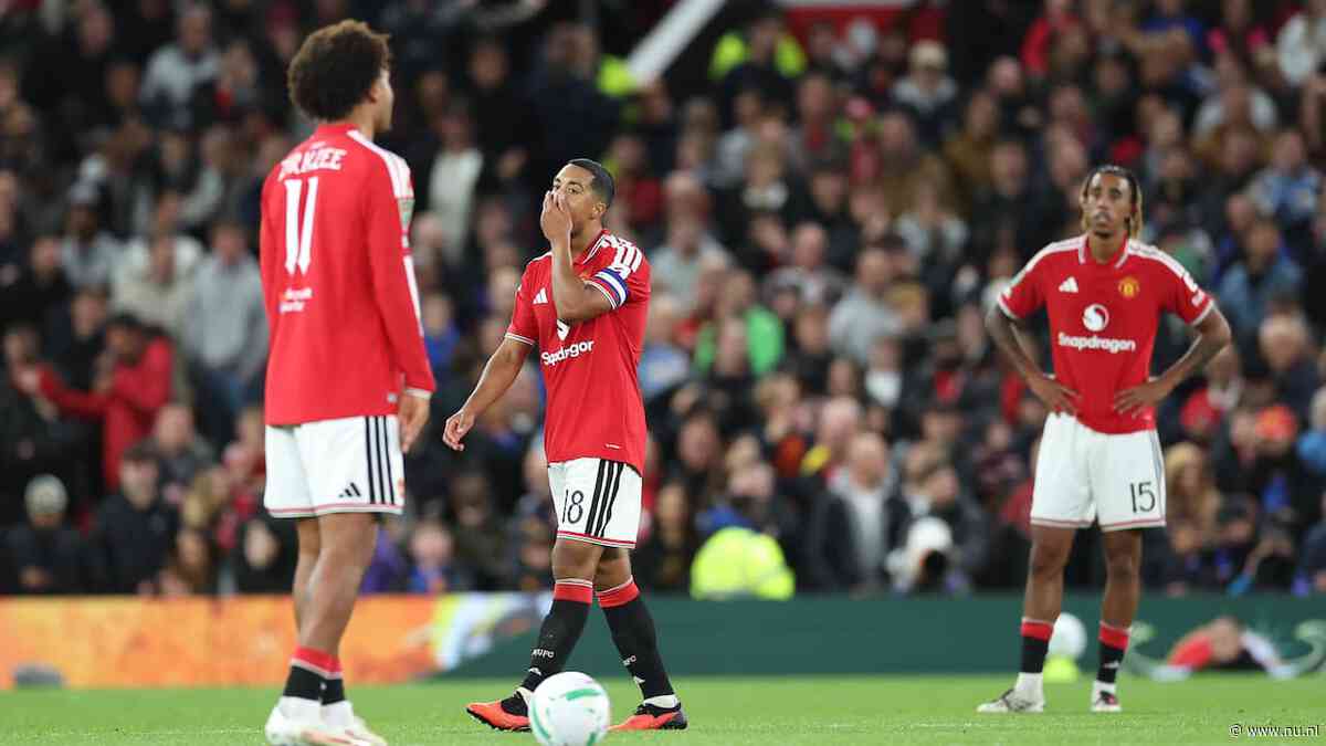 Manchester United geeft 2-0-voorsprong weg en ligt nu al uit de League Cup