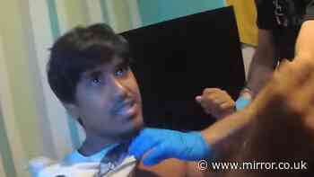 Student, 21, makes astounding request as he's arrested over child abuse images