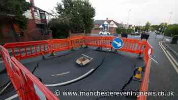 United Utility issue update after massive sinkhole appears on Bury Street