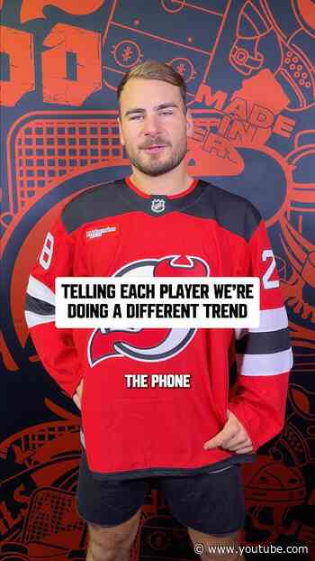 What you’ve waited for. #shorts #njdevils #trend #jackhughes #nicohischier #timomeier #nhl #jersey