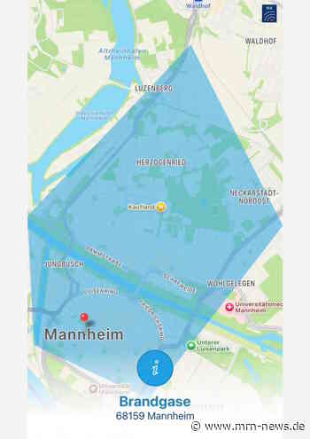 Mannheim – Erstmeldung: Brand in Recyclingbetrieb – starke Rauchentwicklung