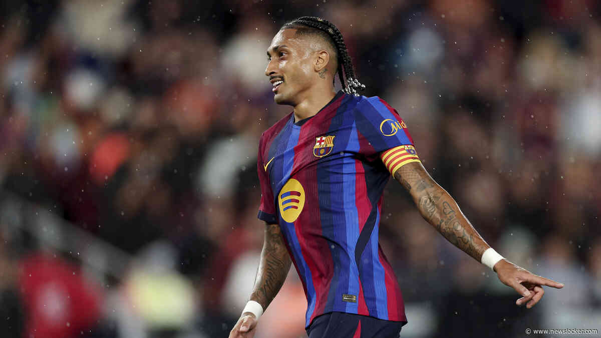 FC Barcelona vernedert promovendus Racing Santander: Raphinha schittert met hattrick, João Cancelo vuurt kanonskogel af