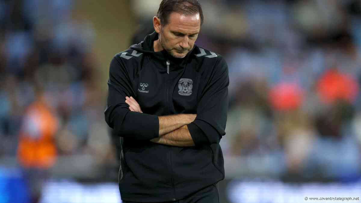 Frank Lampard picks the attacking positives as Coventry City gift Aston Villa their goals