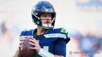 Seahawks' Darnold avoids IR but ruled out vs. Cardinals