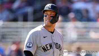 Aaron Judge exits Yankees game with lower leg tightness, unclear if he'll miss games amid tight AL East race