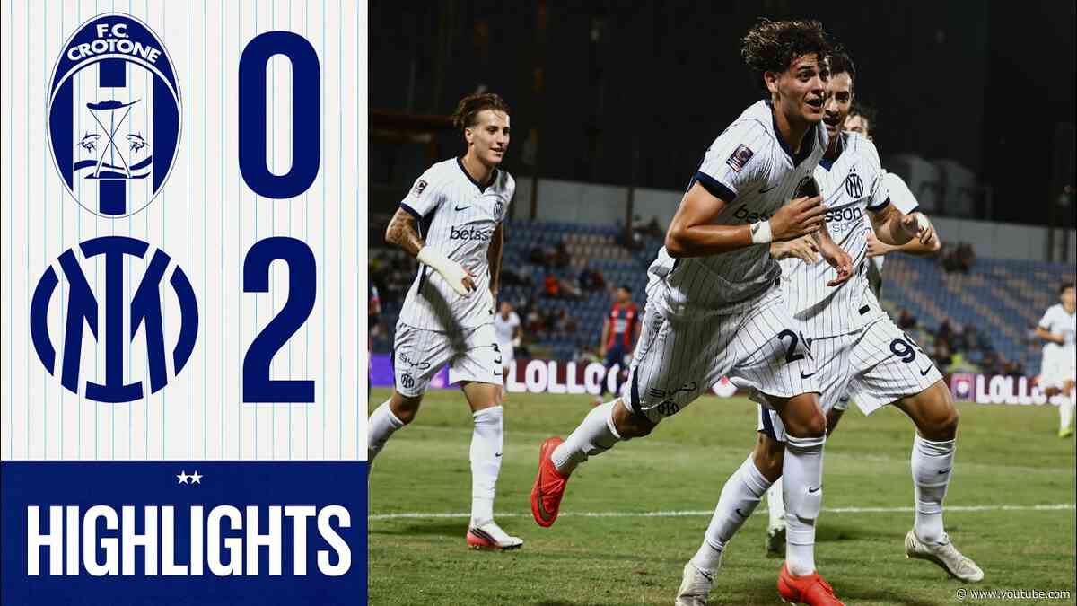 MANCUSO E LAVELLI PORTANO I 3 PUNTI A MILANO 🤩3️⃣ | CROTONE 0-2 INTER U23  | HIGHLIGHTS SERIE C
