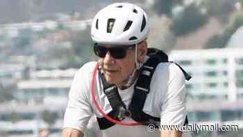 Uber-fit Harrison Ford, 84, blows off his Emmy loss with a grueling bike ride in LA