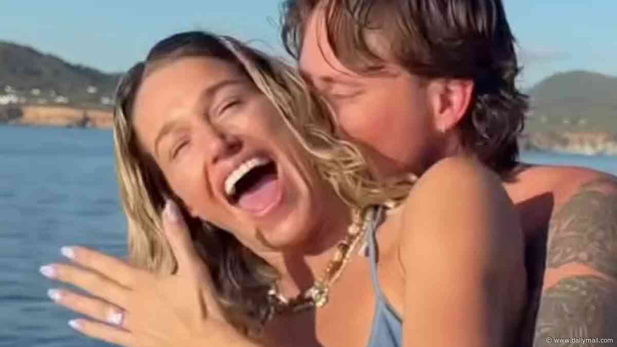 Ellidy Pullin shares passive-aggressive response as she enjoys lavish European yacht holiday with her new fiancé - after Chumpy Pullin's dad calls for her to change her last name