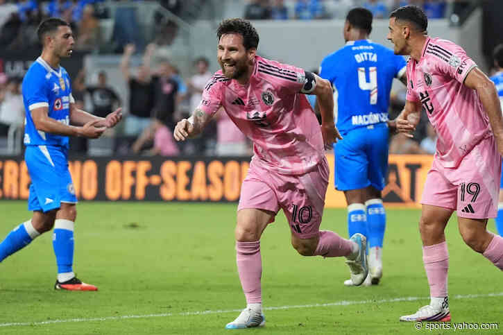 Lionel Messi's 100th career Inter Miami goal leads Campeones Cup win over Mexico's Cruz Azul