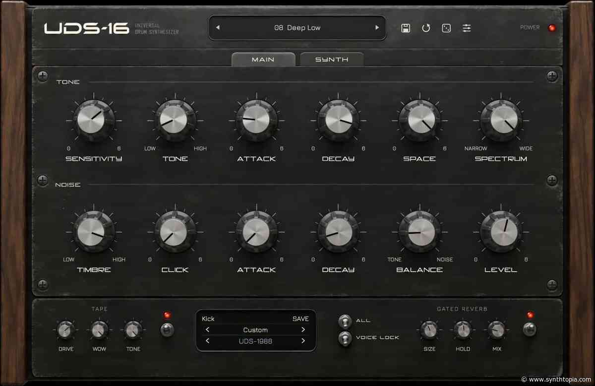 Tapechild UDS-16 Is A 16-Voice Drum Synth Inspired By Soviet Circuits