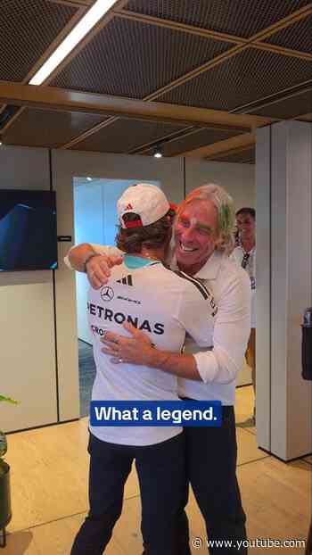 A bet is a bet 🤝🇮🇹 #f1 #mercedesf1 #kimiantonelli