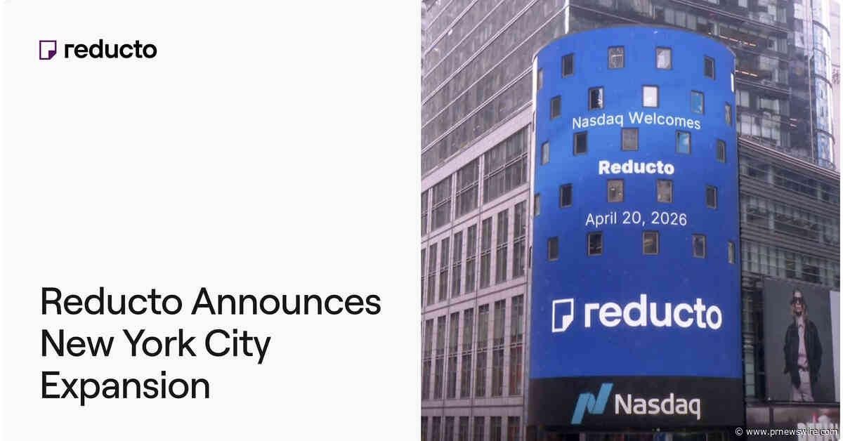 Reducto Opens New York City Office to Expand East Coast Presence