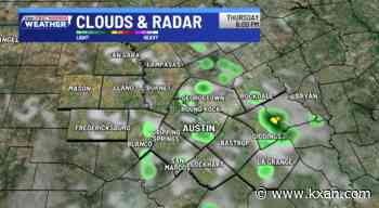 A few showers Thursday as heat eases slightly