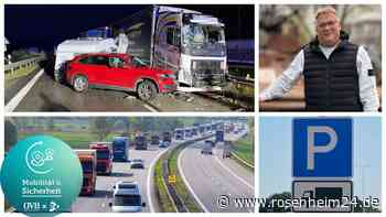 Riskant, aber notwendig: Warum Lkw-Fahrer im Rosenheimer Umland falsch parken müssen