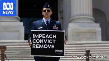 US Air Force officer faces jail for Trump administration protest